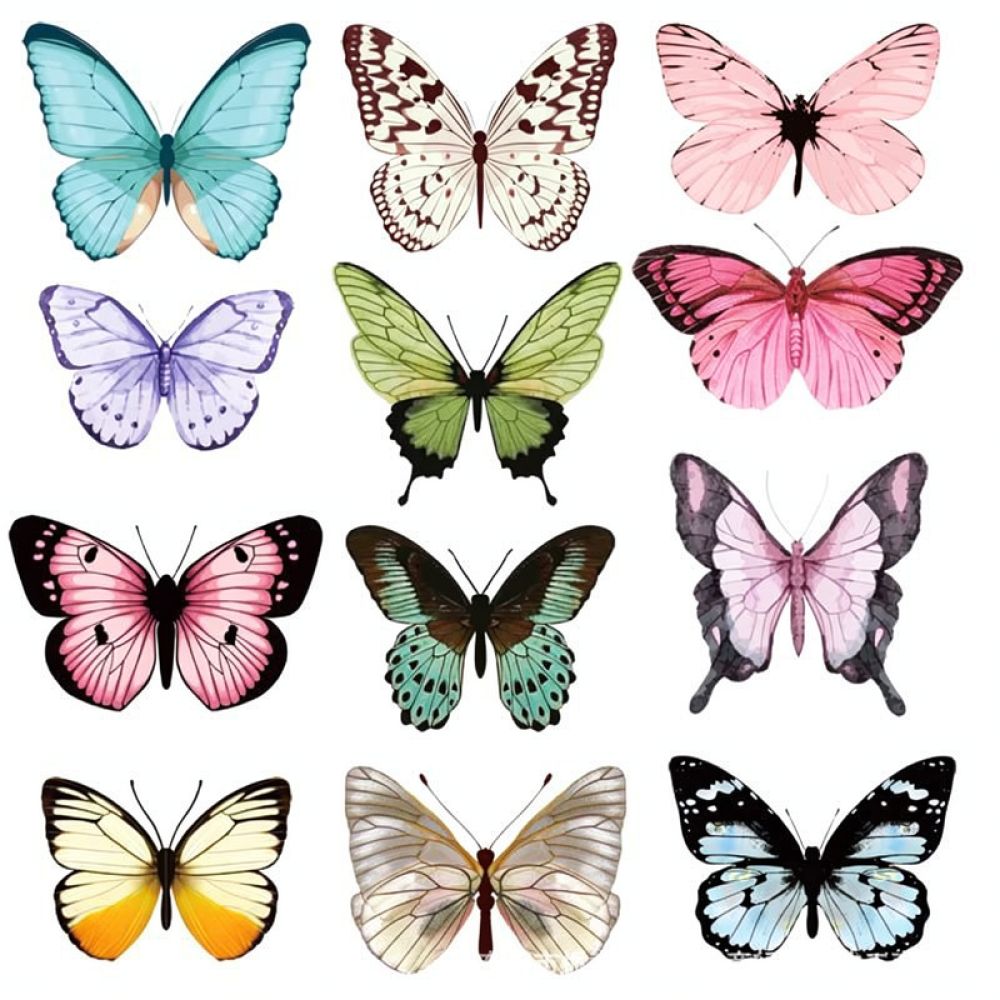Artificial Butterfly PVC Wall  - Art And Craft For Nursery review and price