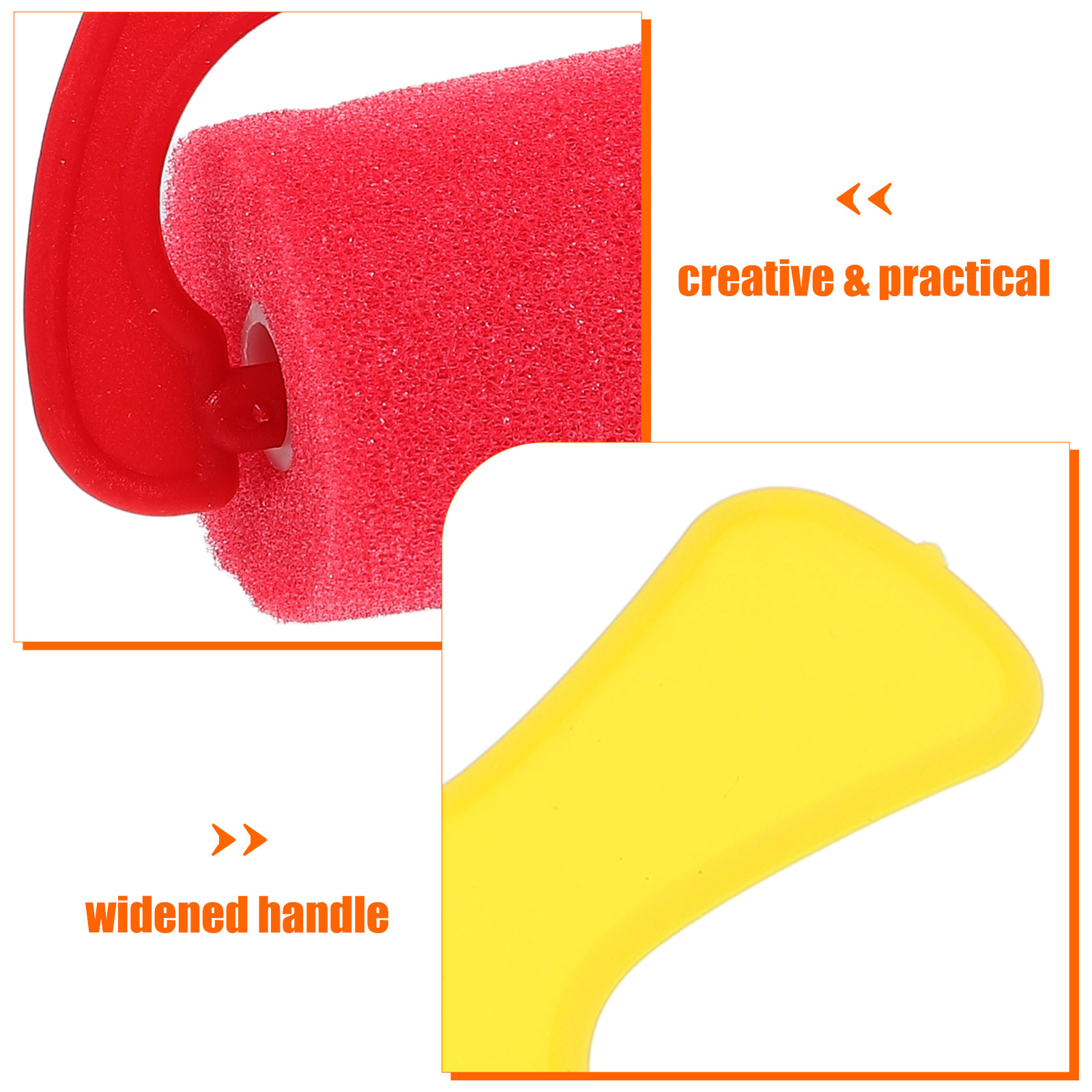 4Pcs Painting Roller Set Spong - Gouache Paint Set review and price