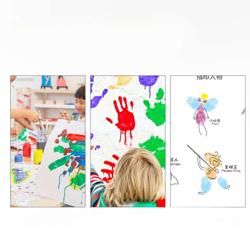 12 Color Finger Paint Children - Gouache Paint Set review and price