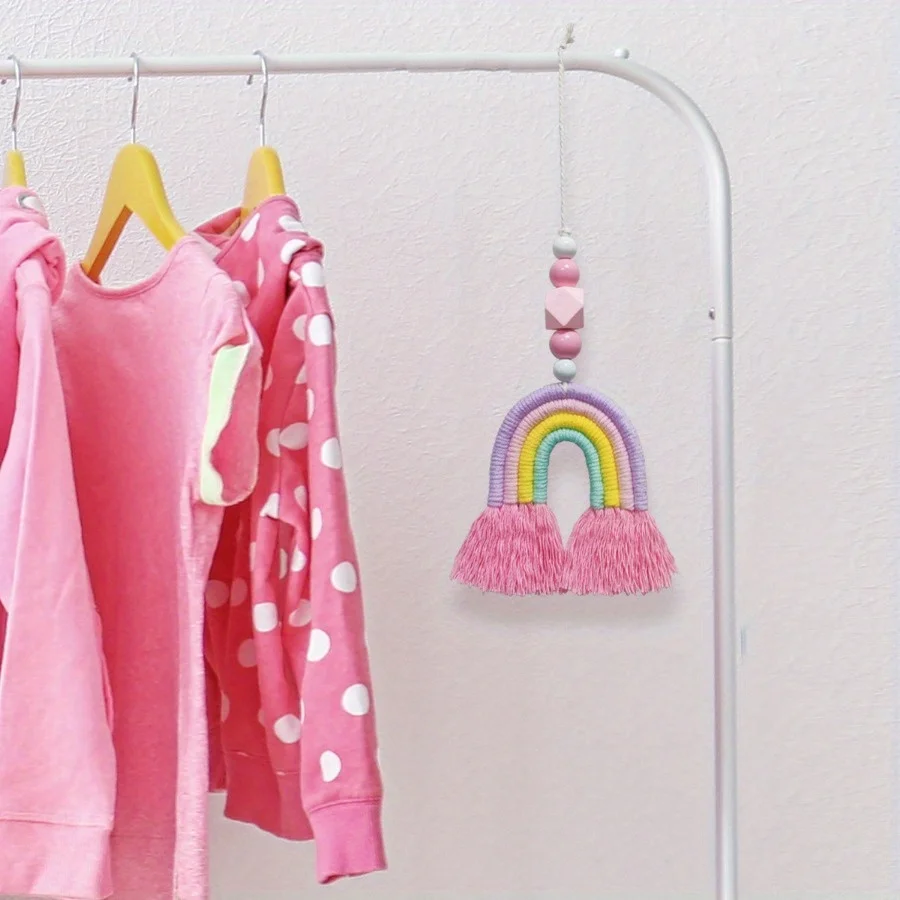 Rainbow Wind Chimes Weaving Mi - Art And Craft For Nursery review and price