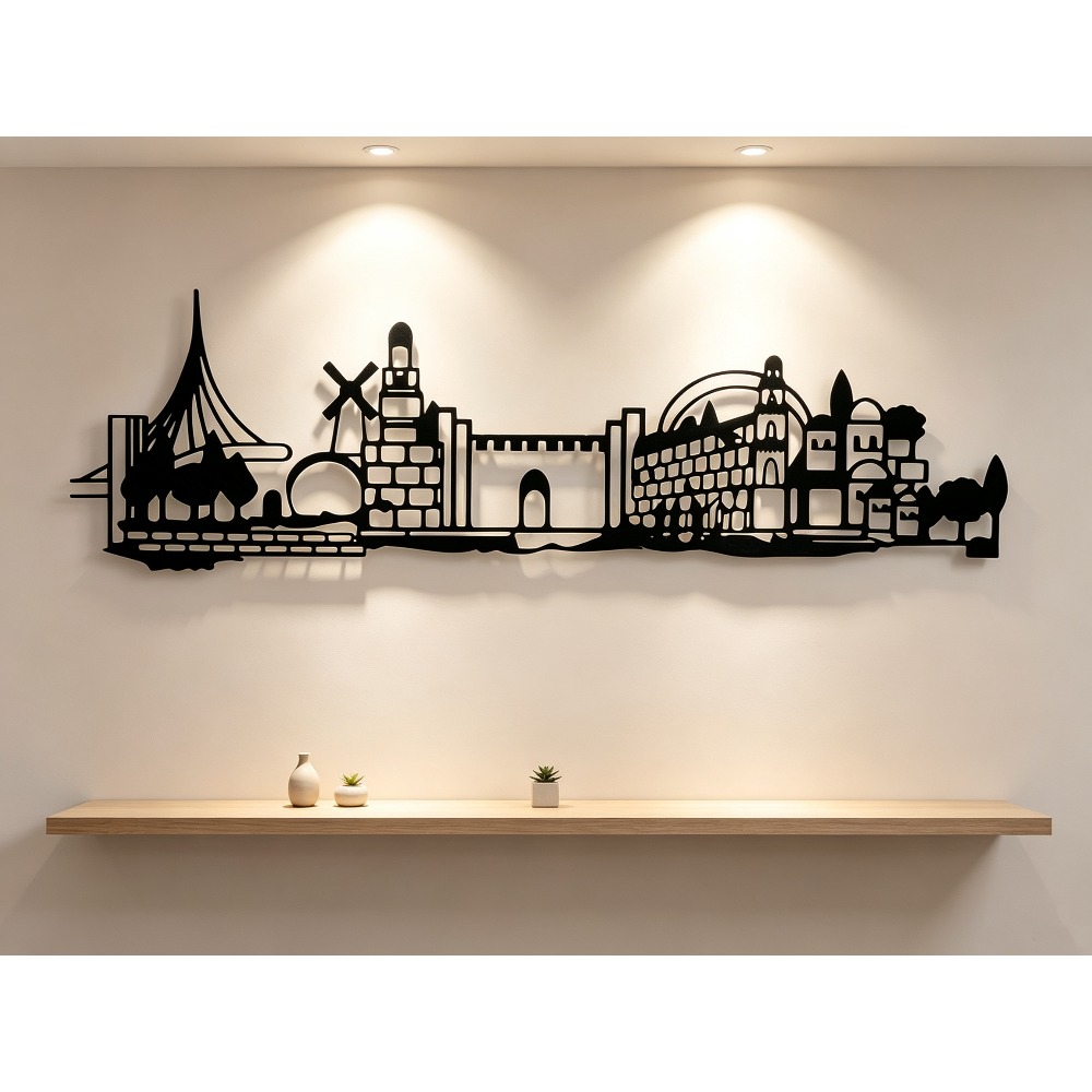 CIFBUY Metal Wall Art Jerusale - Art & Craft Paper For Kids review and price