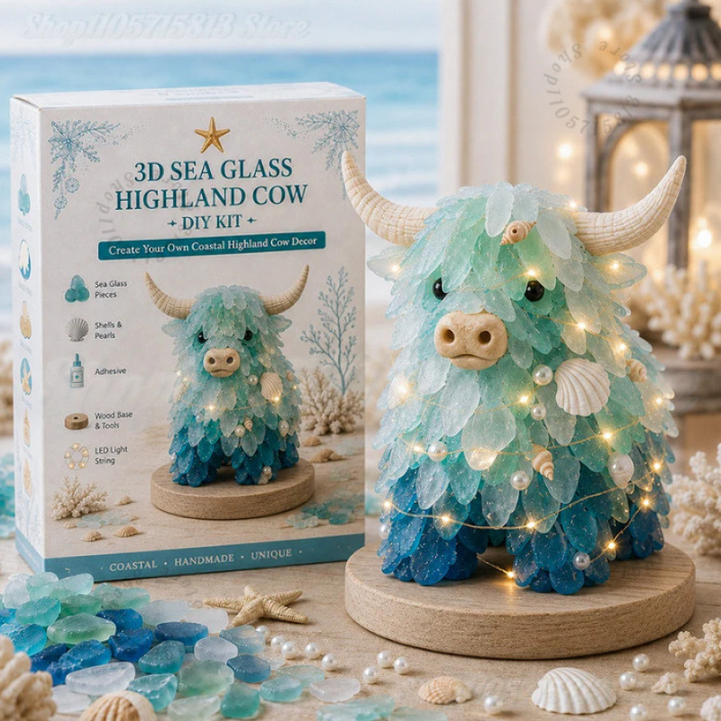 Christmas DIY Sea Glass Craft  - Art Craft Kit review and price