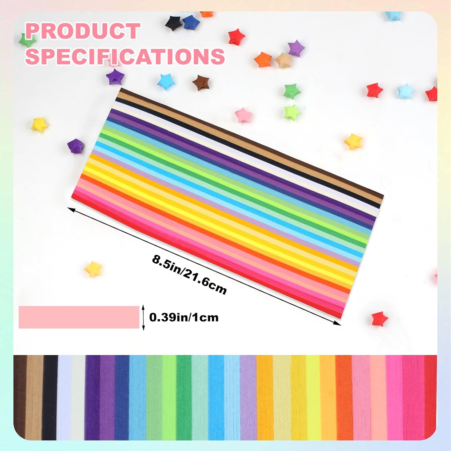 1080/2160 Sheets Origami Star  - Art Craft With Paper review and price