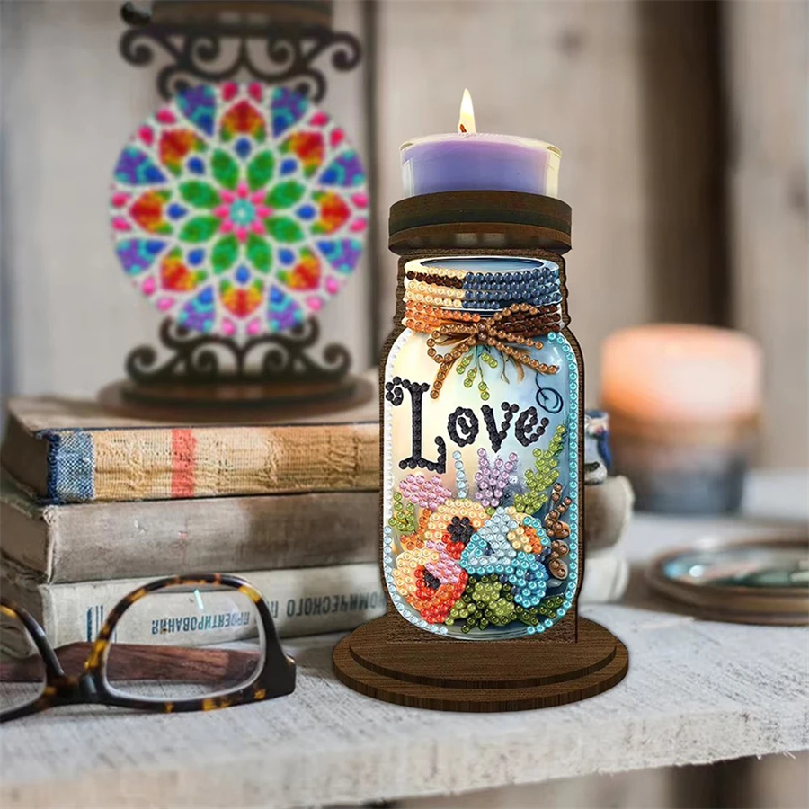Love candle holder Halloween h - Art Craft Kit review and price