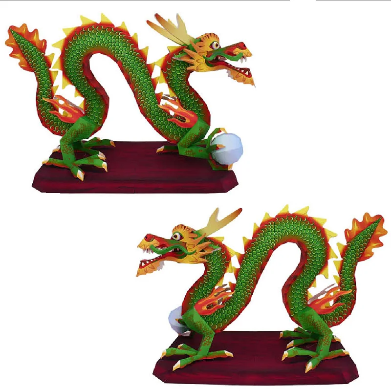Chinese Dragon Loong Handmade  - Art Craft Cardboard review and price