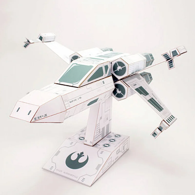 X-WING Fighter White Paper Mod - Art Craft Cardboard review and price